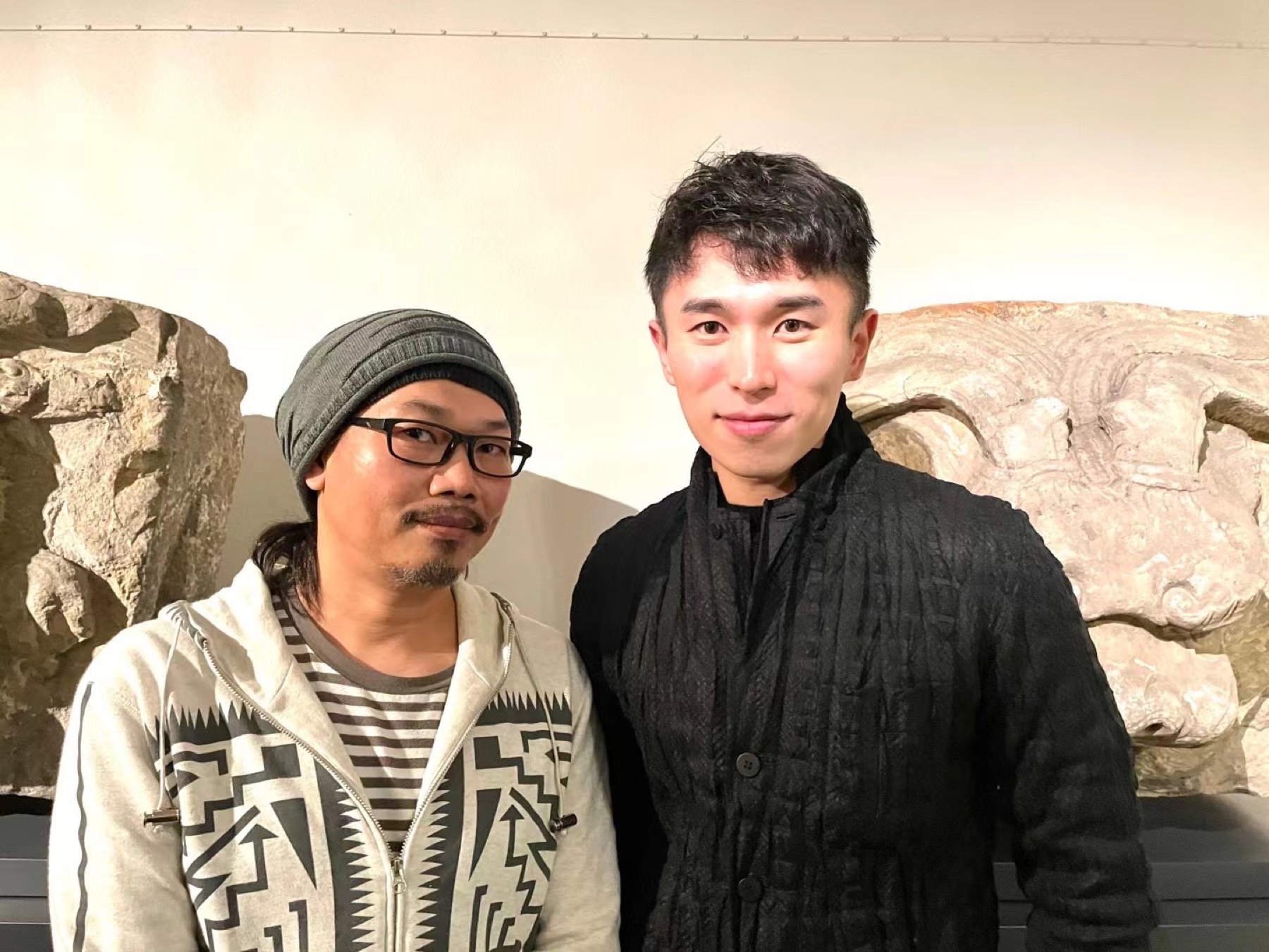 黃偉傑與方文山合影